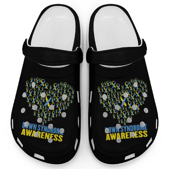 Down Syndrome Awareness Clogs