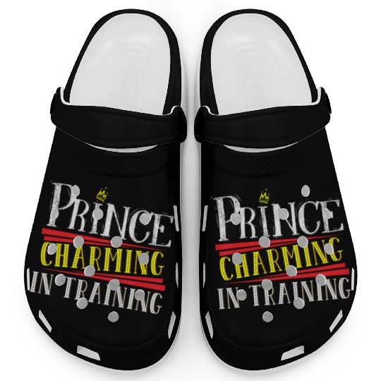 Prince Charming In Training Crown King Queen Clogs