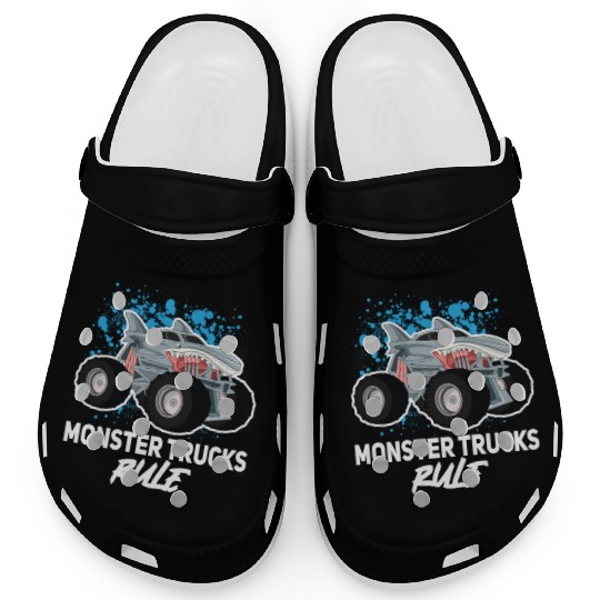 Monster Trucks Rule... Monster Truck Clogs