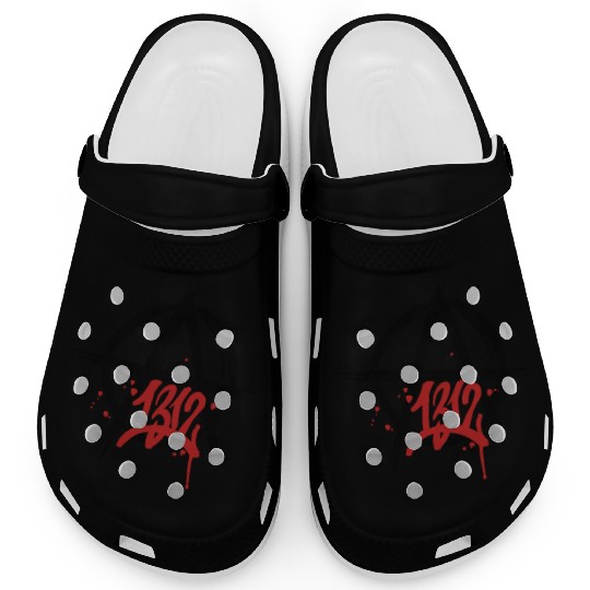 ACAB 1312 Anarchy symbol Clogs