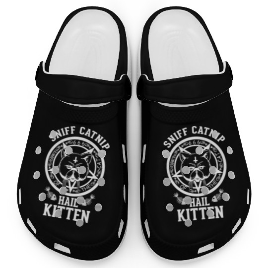 High Cat Sniff Catnip Hail Kitten Clogs