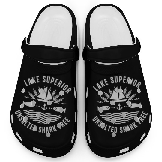Lake Superior Unsalted Shark Free Great Lakes Fish Clogs
