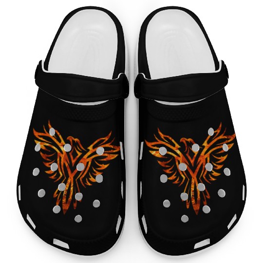 Tribal Fire Phoenix Rising Clogs