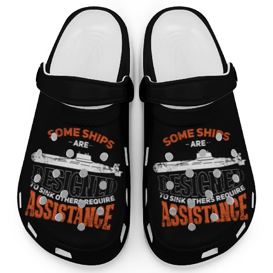Military Submarine Veteran Gift US Submarine Sink Clogs