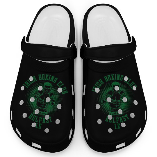 Irish Boxing Club Belfast Boxer Gifts Boxing Lover Clogs