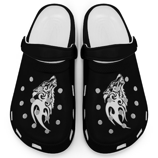 Fenrir Wolf Nordic Symbol Rune Thor Odin Norsemen Clogs