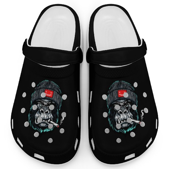 Hypebeast, Gorilla, Ape, Street Gorilla Clogs