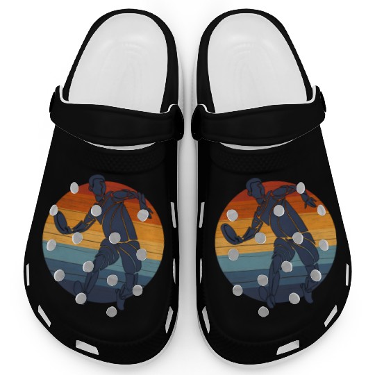 Retro Frisbee for the Ultimate Frisbee Player Clogs