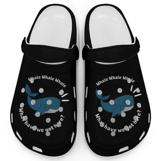 Whale funny whale Clogs