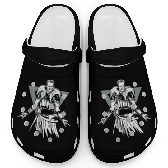 Viking Viking Head Odin Thor Axe Ragnar Fighter Clogs