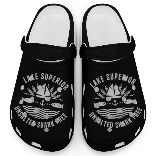 Lake Superior Unsalted Shark Free Great Lakes Fish Clogs