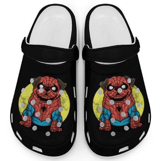 spider pug Clogs