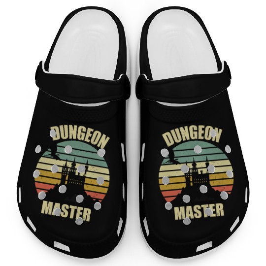 Dungeon Master - Bez I'm DM Smiles Retro Dragon Clogs