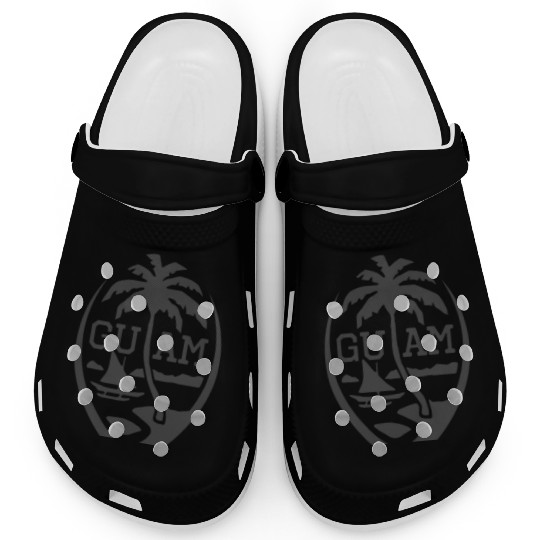 Guam Seal Guam Flag USA Guamanian Chamorro Clogs