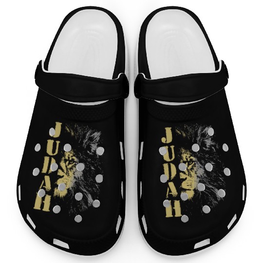 Lion Of Judah Design Hebrew Israelite Design Clogs