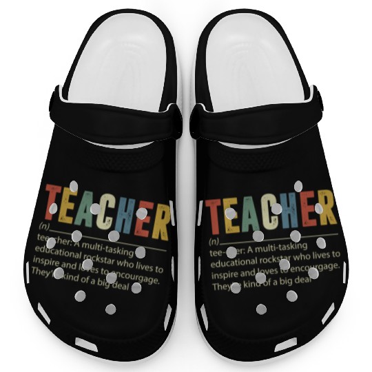 Teacher Multi tasking Educational Rockstar Clogs