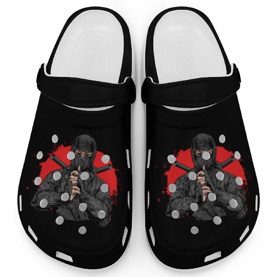 Ninja Samurai Kendo Katana Japan Yakuza Shinobi Clogs