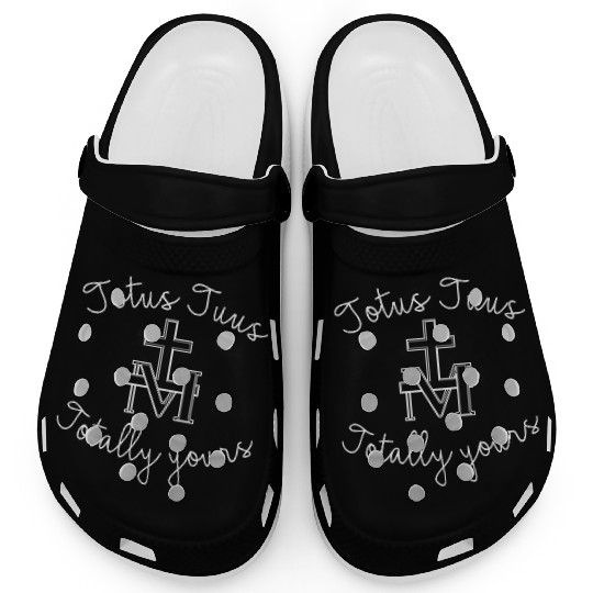 Totus Tuus Totally Yours Virgin Mary Mother Of God Clogs