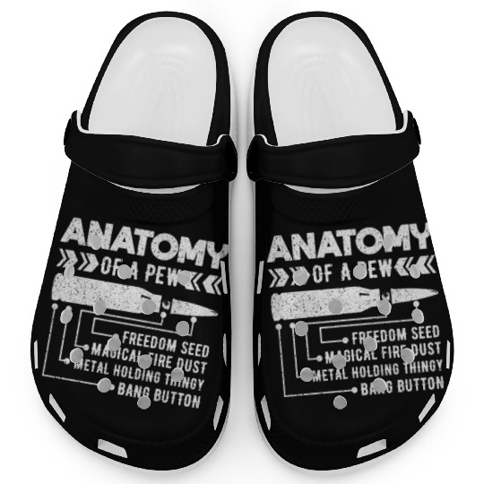 Anatomy Of A Pew Hunting Shooting Target Fire Gun Clogs