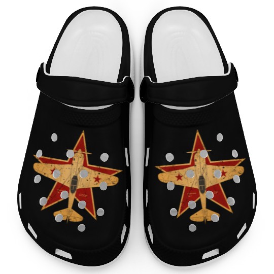 CCCP Soviet Union Air Force World War II Clogs