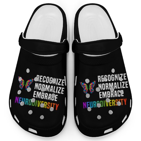 Recognize Embrace Neurodiversity Clogs