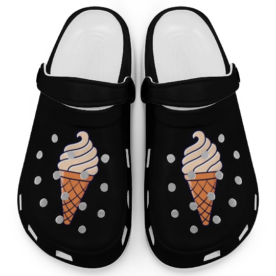 SOFT ICE CREAM ICE CUP WAFFLE ICE CREAM GIFT IDEA Clogs