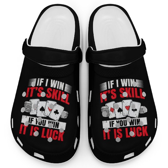 Poker Blackjack Cards Royal Flush Gambling Casino Clogs