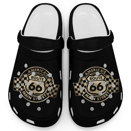 Route 66 America'S Main Street Glam Clogs