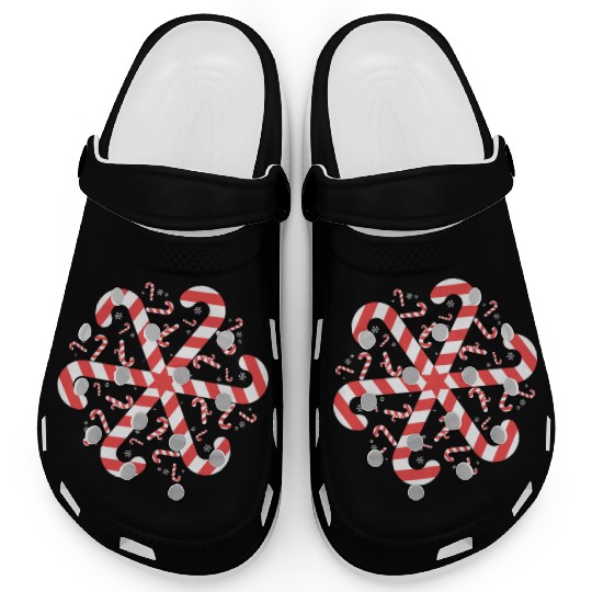 Candy Cane Gift Snowflake Candy Cane Christmas Clogs