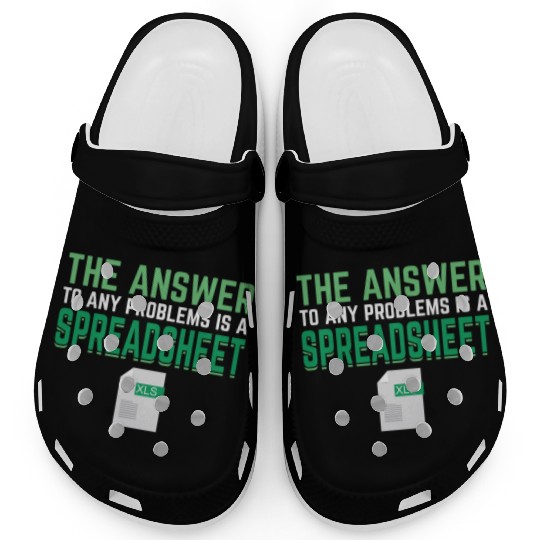 Answer To Any Problems Is A Spreadsheet Excel Clogs