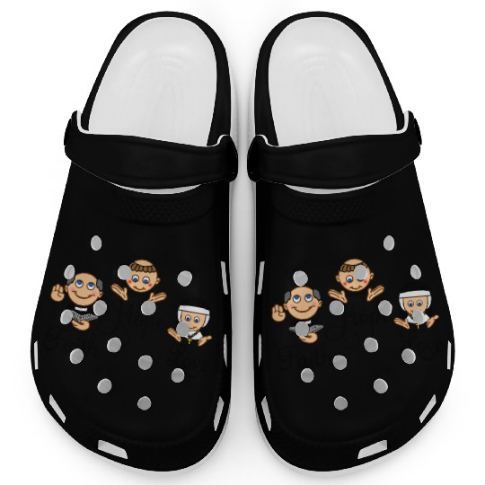 Faith Hope Love with nun, pastor and monk Clogs