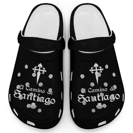 El Camino De Santiago Saint James Cross Scallo Clogs