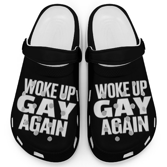Gay Couple Homosexual LGBTQ Queer Pride Clogs