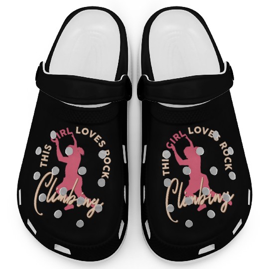Rock Climber Boulder This Girl Loves Rock Climbing Clogs