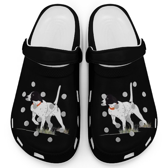 Bird Hunting Hunter English Pointer Dog Clogs