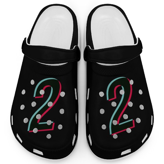 2 - jersey number - Tiktok glitch Clogs