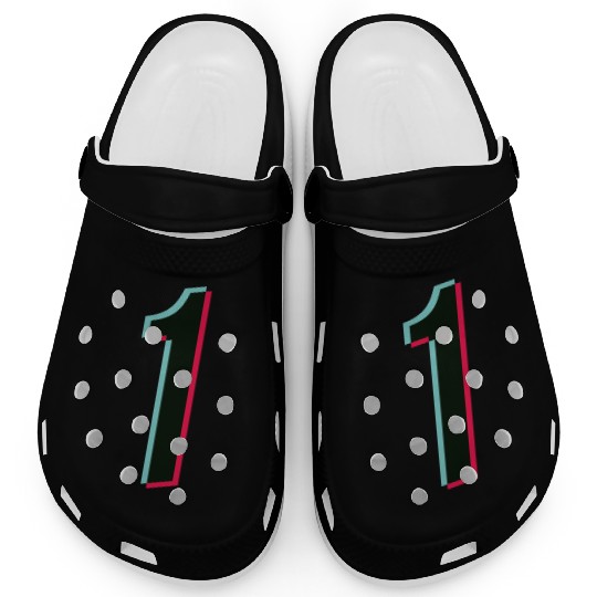 1 - jersey number - Tiktok glitch Clogs