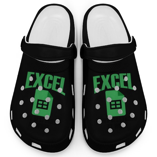 Excel Best Friend At Work Spreadsheet Accountant Clogs
