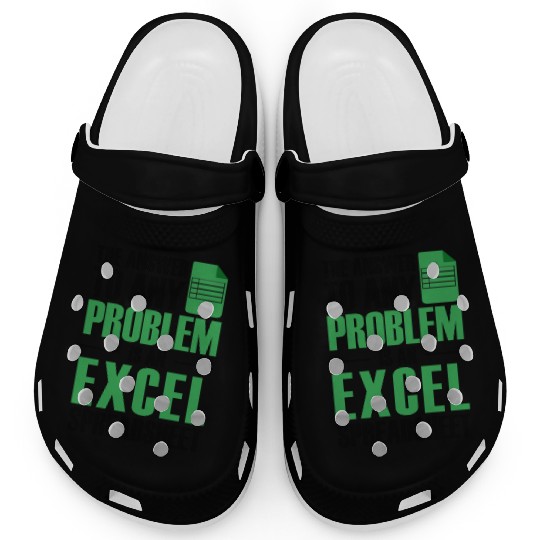Answer To Any Problem Excel Spreadsheet Accountant Clogs