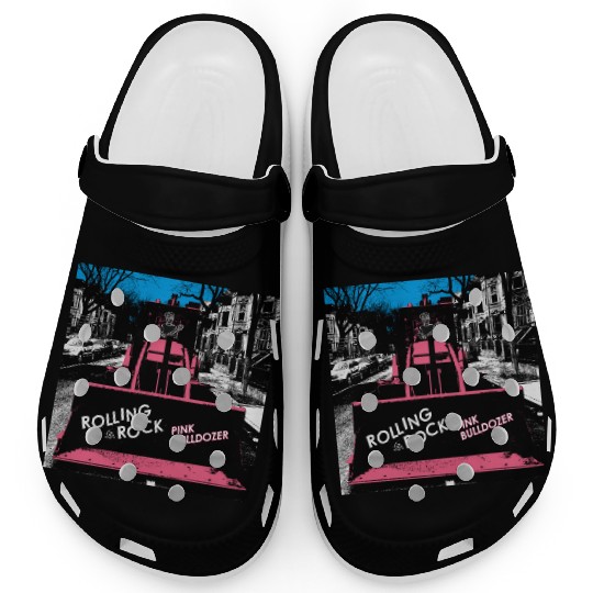 Pink Bulldozer / Rolling Rock Clogs