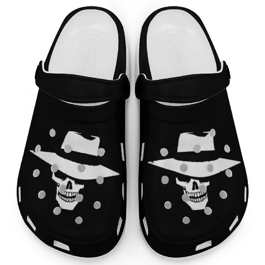 skeleton cowboy Clogs