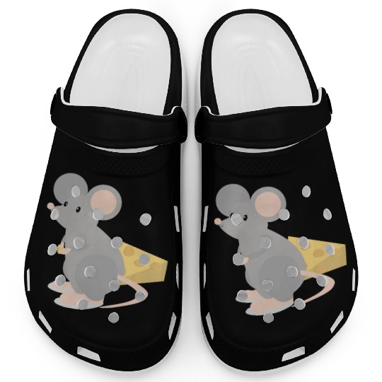 peggy the little grey mouse Clogs