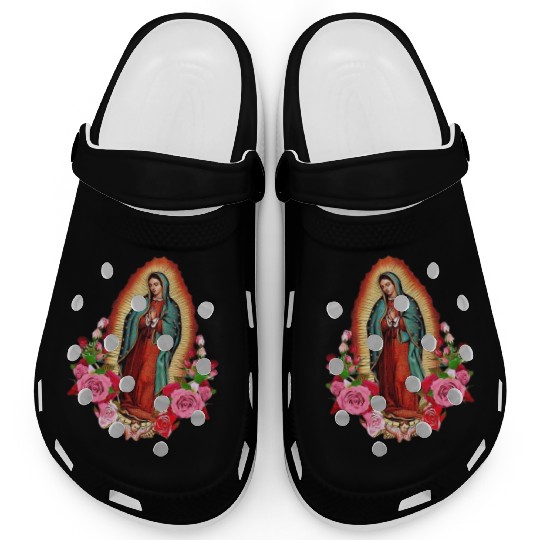 Our Lady of Guadalupe, Mexican Virgin Mary, Mexico Clogs