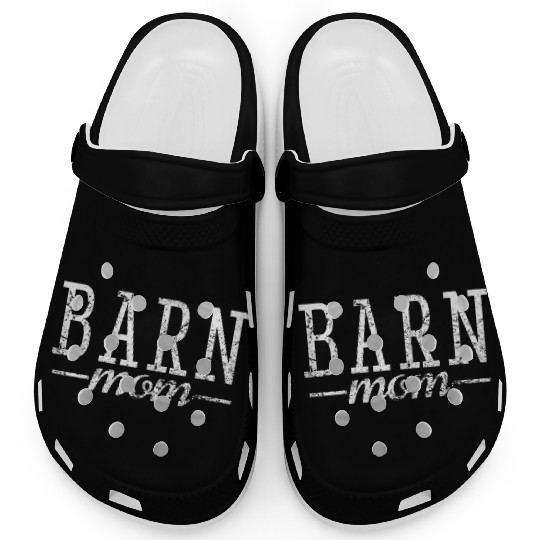 Barn Mom Horse Horses Retro Clogs