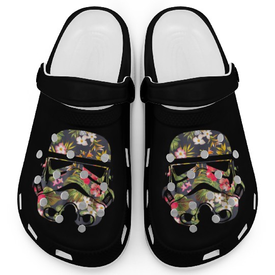 Star Wars Tropical Stormtrooper Floral Clogs