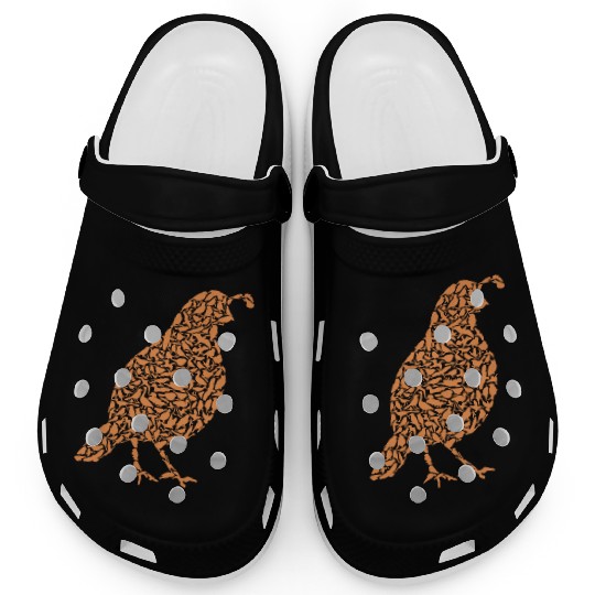 Quail farmer gift ornamental bird Clogs