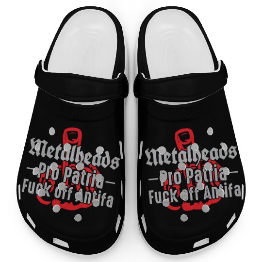 Metalheads Pro Patria - Fuck off Antifa Clogs