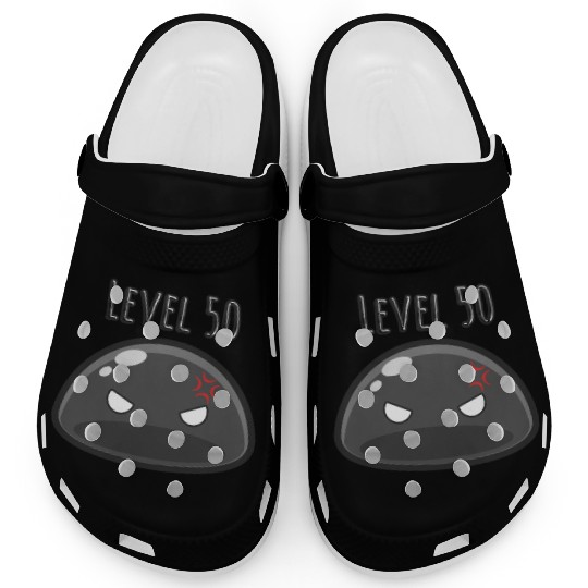 Cute Black Dungeon Slime Monster Weird Anime Clogs