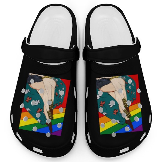 Lesbians in bed Clogs