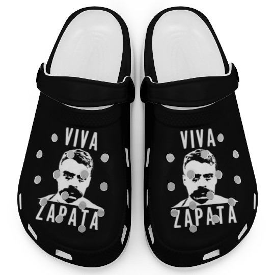 Viva Emiliano Zapata Mexican Revolution Hero Clogs